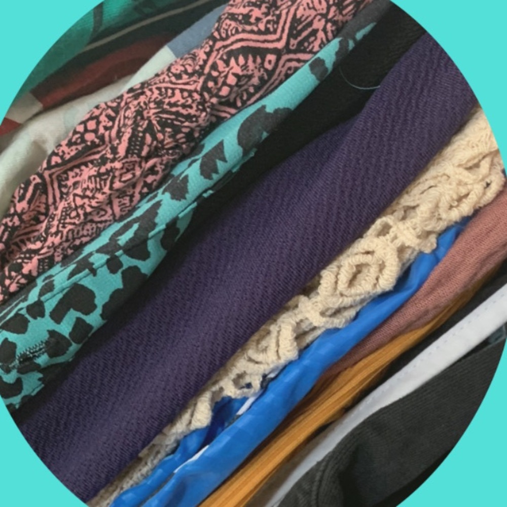 CLOTHES- Closet is negotiable :).